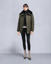 ORIGINAL AURORA SHEARLING TRIM JACKET