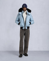 ORIGINAL BALLISTIC SHEARLING TRIM BOMBER JACKET